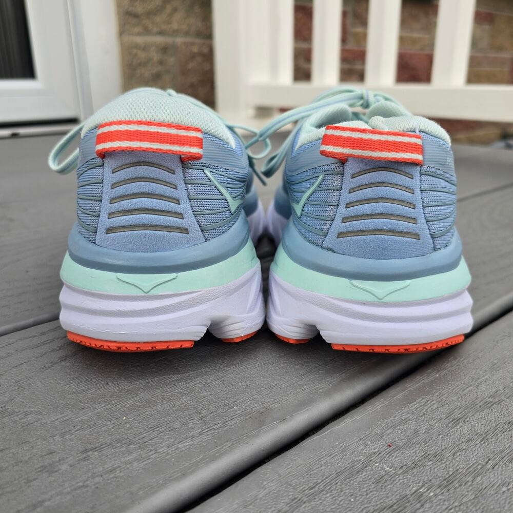 Hoka One Women's Bondi 7 Running Shoes Blue, Size 7 D Wide - Picture 4 of 6